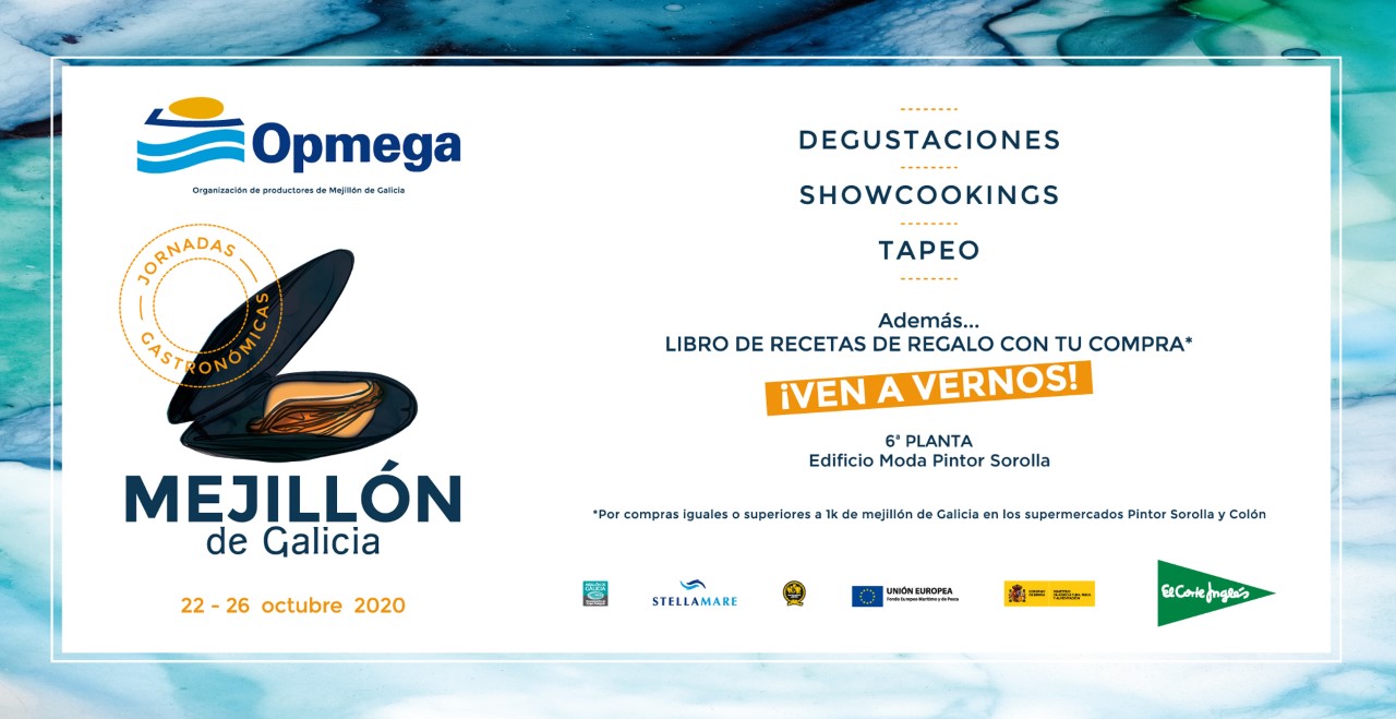 JORNADAS GASTRONÓMICAS DEL MEJILLÓN DE GALICIA EN EL CORTE INGLÉS